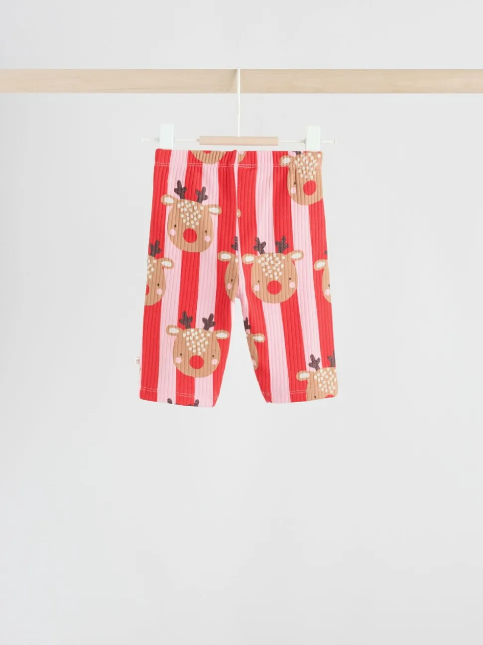 Red/Pink Reindeer Christmas Sweat and Joggers Baby Set (0mths-2yrs)