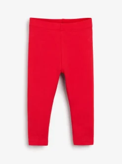 Red Plain Leggings (3mths-7yrs)