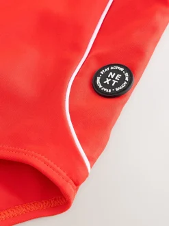 Red Racerback Swimsuit (3-16yrs)