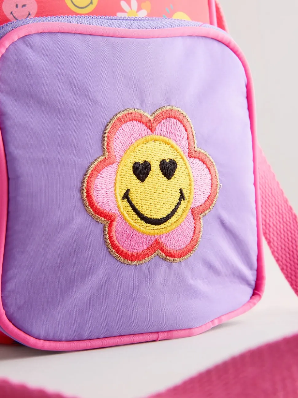 Red SmileyWorld® Cross-Body Bag
