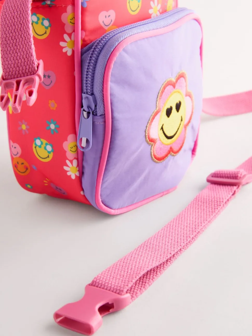 Red SmileyWorld® Cross-Body Bag