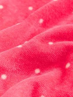 Red Strawberry Towelling Poncho (9mths-10yrs)