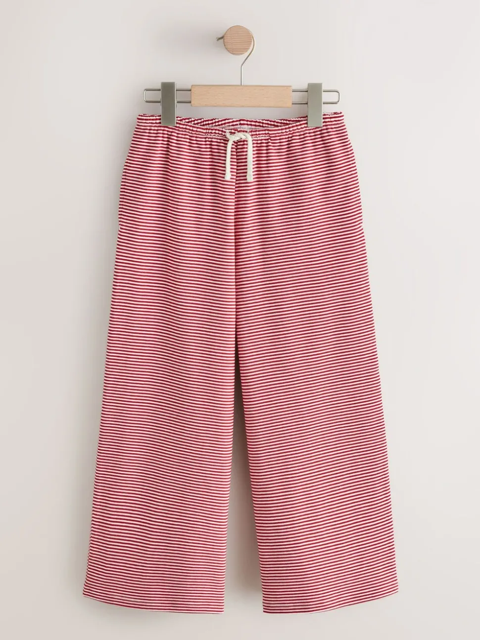 Red Stripe Wide Leg Trousers (3-16yrs)