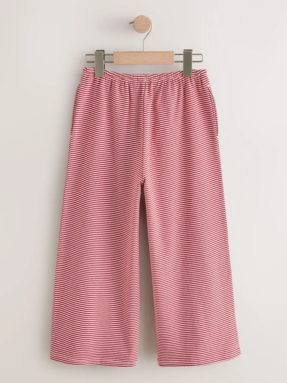 Red Stripe Wide Leg Trousers (3-16yrs)