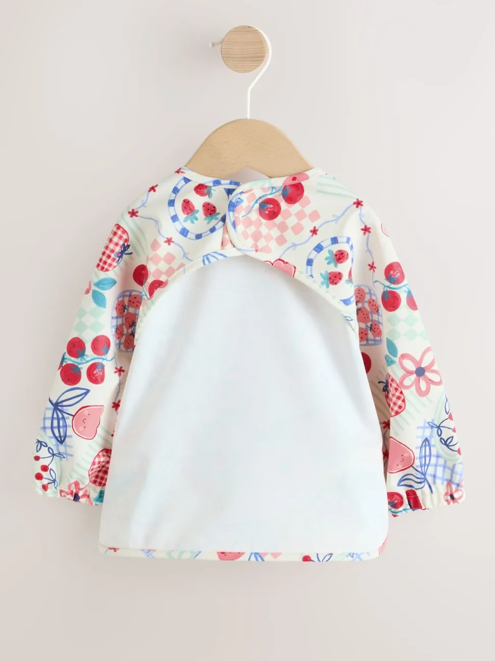 Red Weaning And Feeding Sleeved Bib