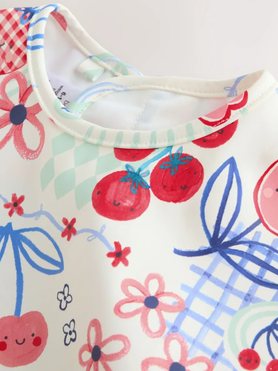 Red Weaning And Feeding Sleeved Bib