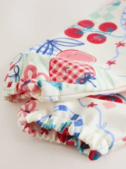 Red Weaning And Feeding Sleeved Bib
