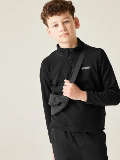 Regatta Black Hot Shot Half Zip Fleece