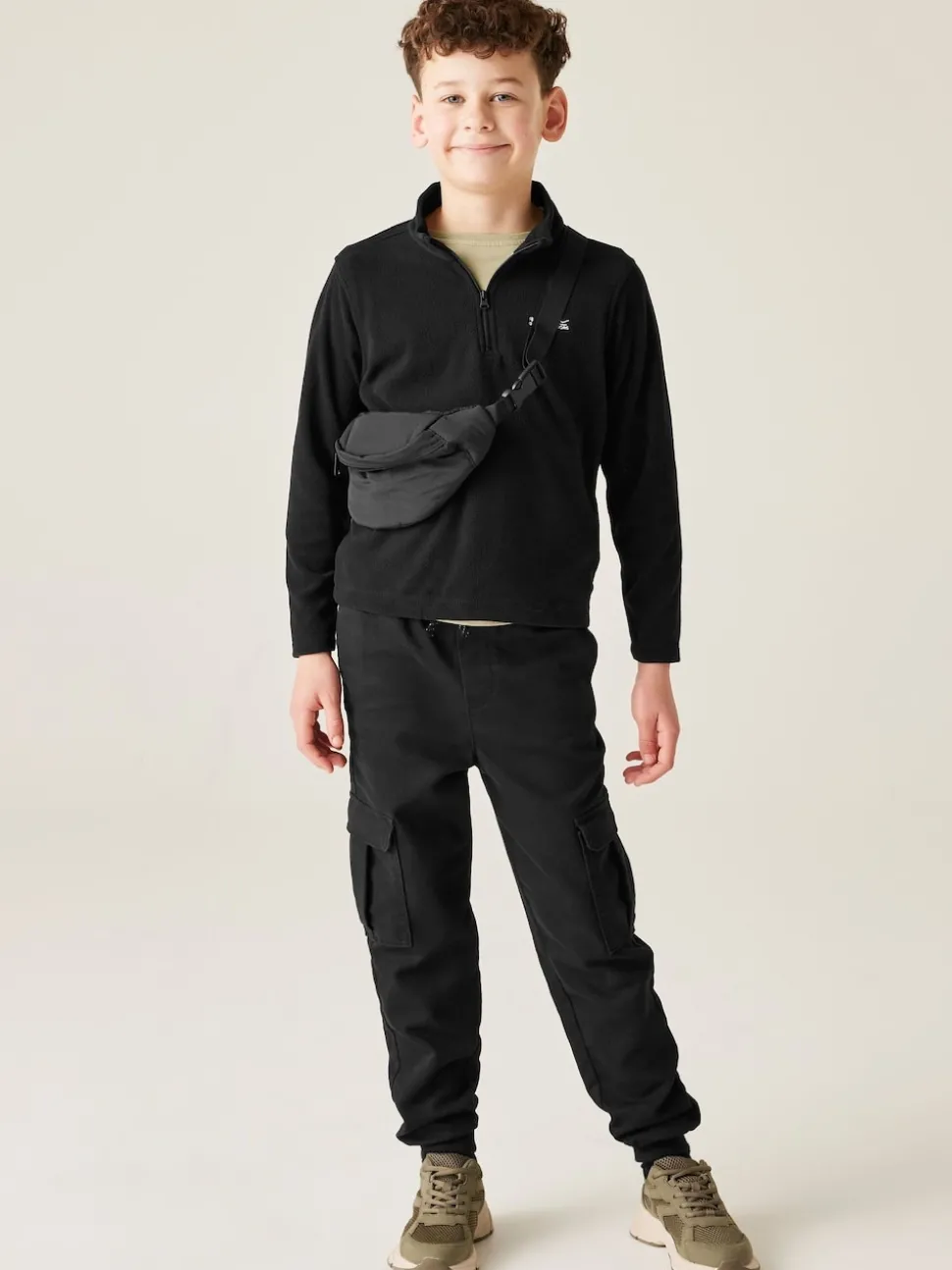 Regatta Black Hot Shot Half Zip Fleece