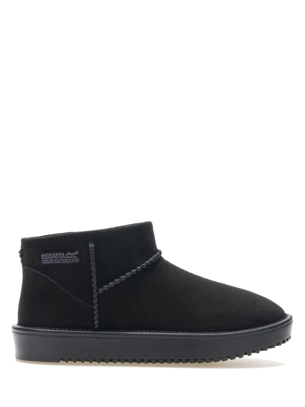 Regatta Black Risley Short Junior Cosy Lined Waterproof Boots