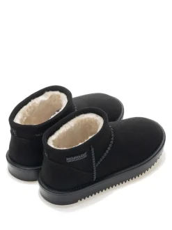 Regatta Black Risley Short Junior Cosy Lined Waterproof Boots