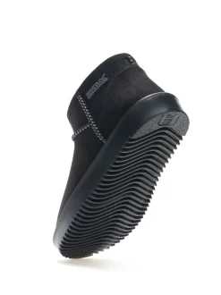 Regatta Black Risley Short Junior Cosy Lined Waterproof Boots
