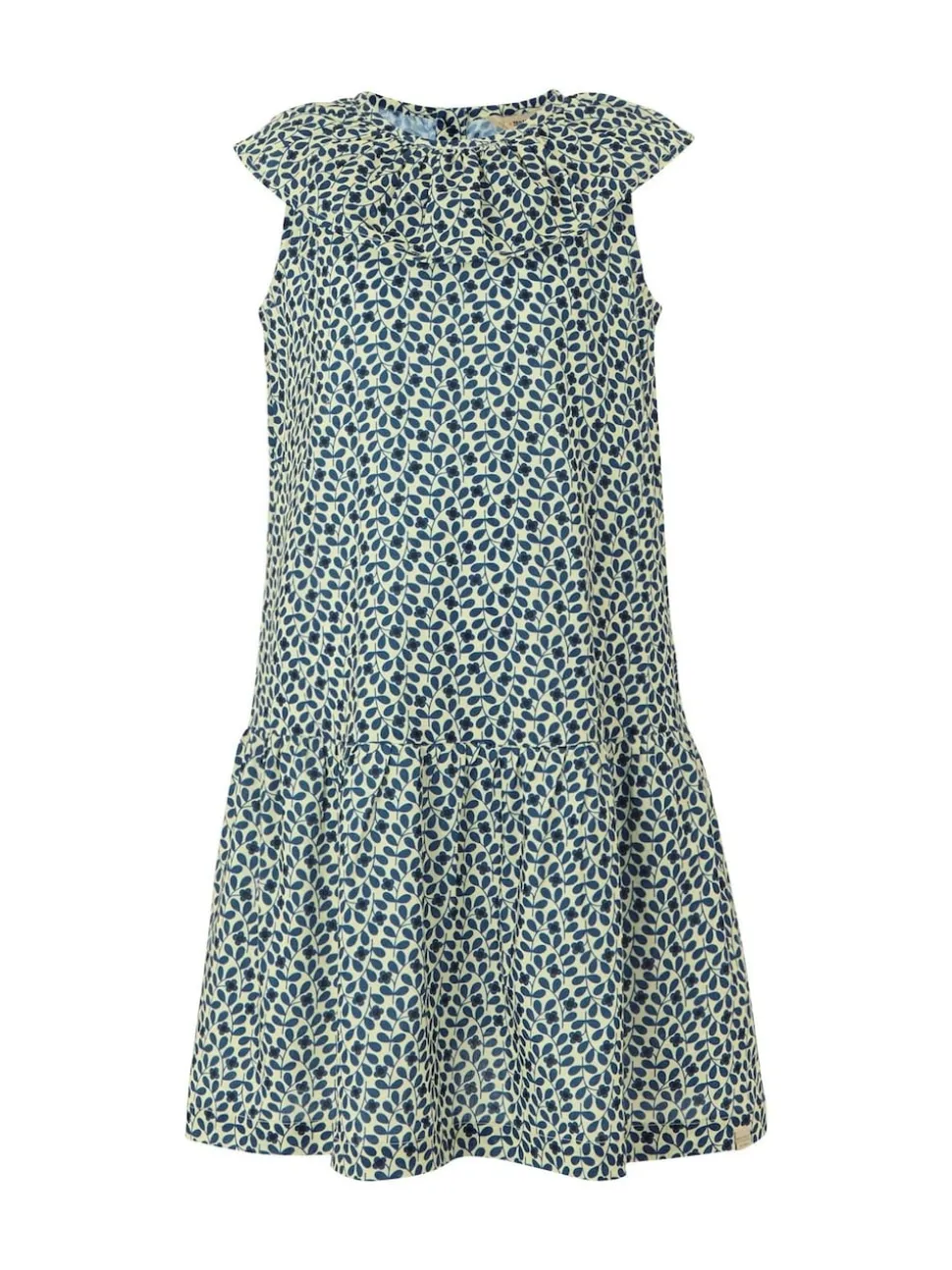 Regatta Blue Girls 100% Cotton Orla Kiely Playsuit