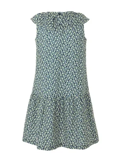 Regatta Blue Girls 100% Cotton Orla Kiely Playsuit