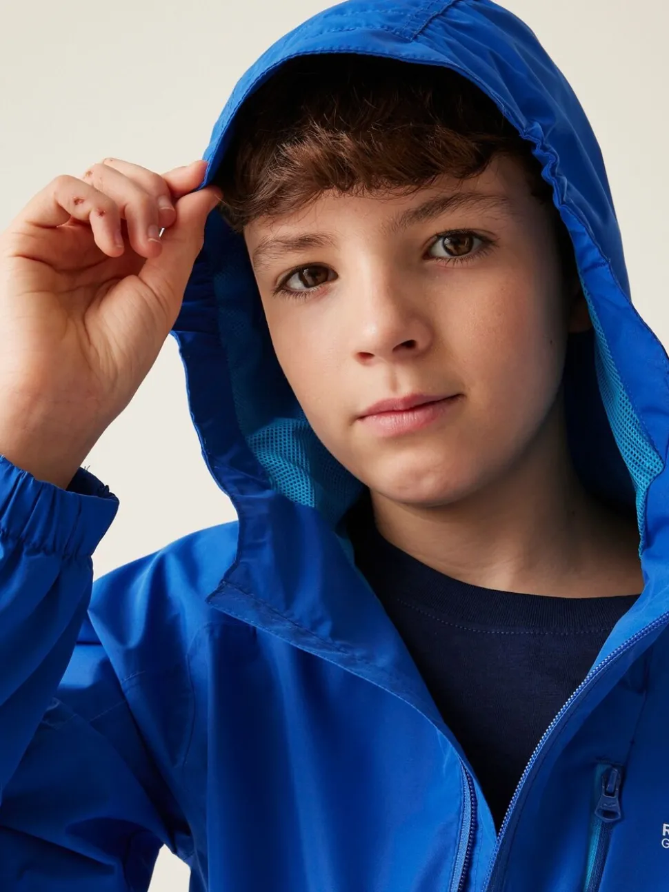 Regatta Blue Junior Calderdale III Waterproof Jacket