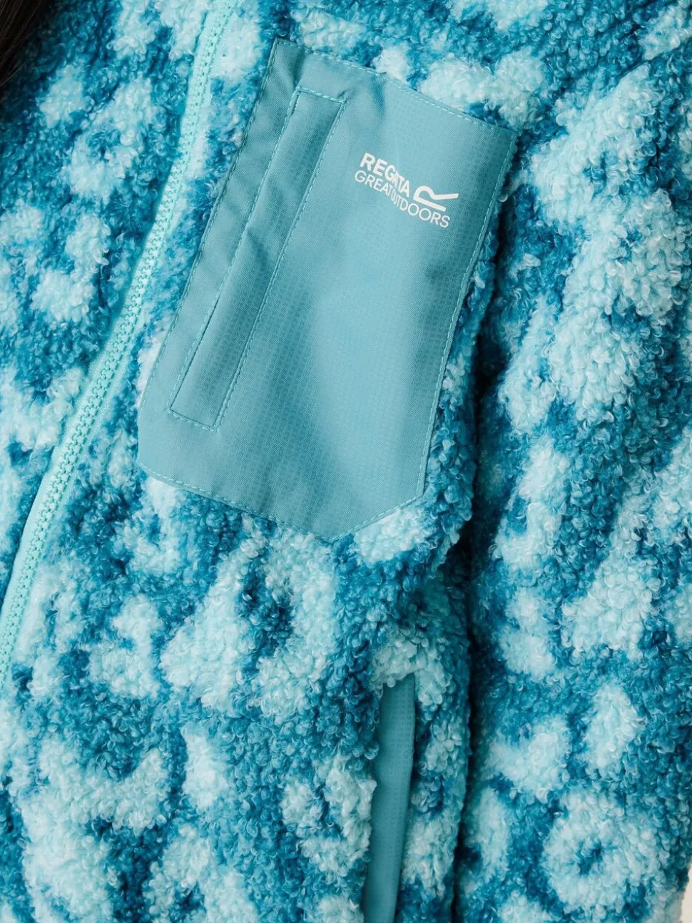 Regatta Blue Junior Frankie Warm Full Zip Fleece