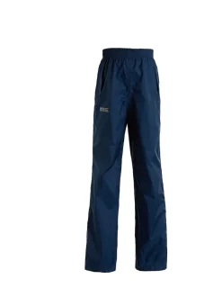 Regatta Blue Kids Pack It Waterproof Overtrousers