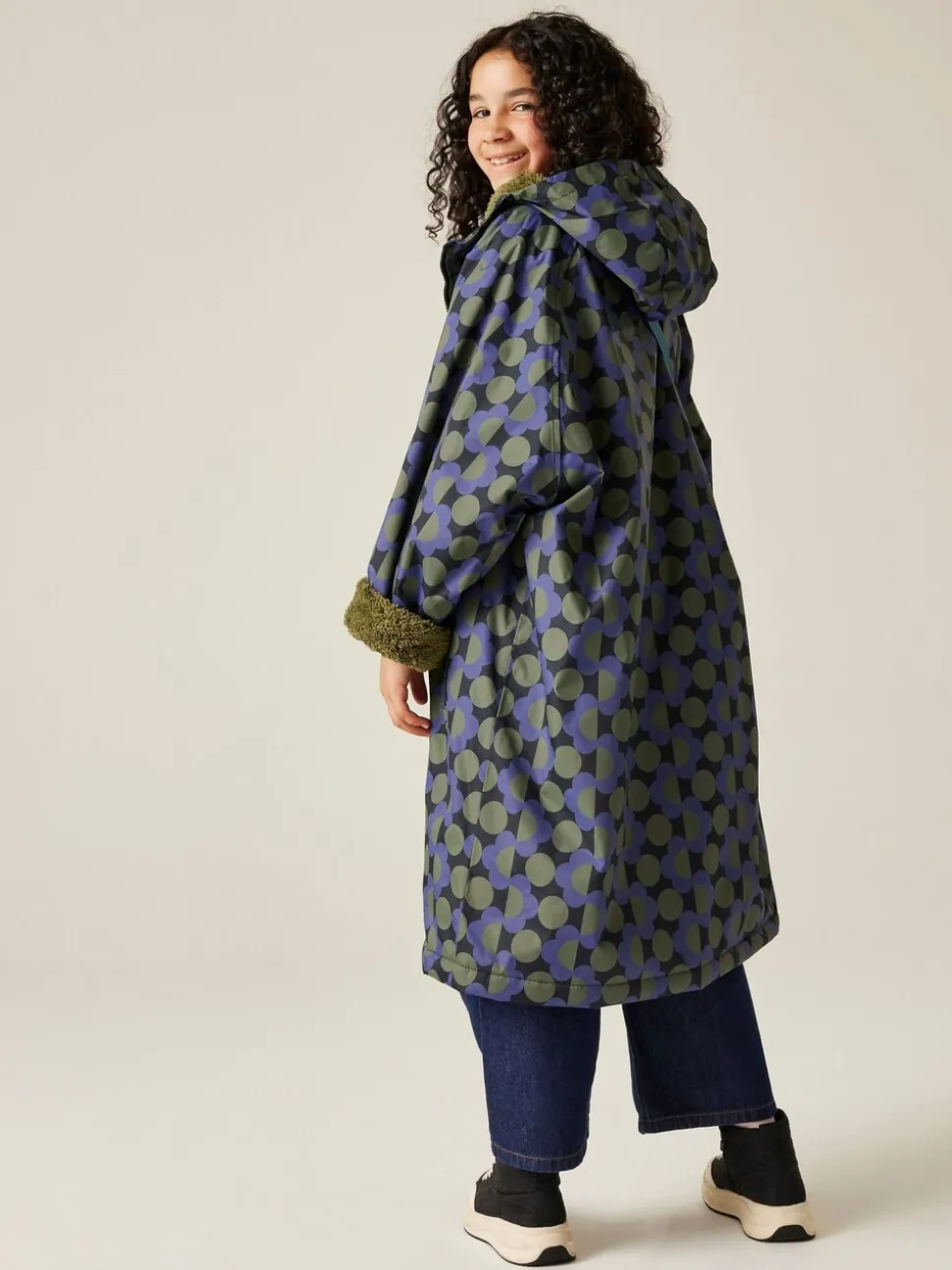 Regatta Blue Orla Girls Waterproof Robe