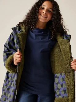Regatta Blue Orla Girls Waterproof Robe
