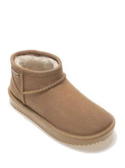 Regatta Brown Risley Short Junior Cosy Lined Waterproof Boots