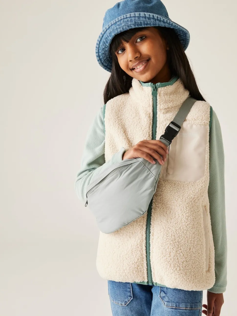 Regatta Cream Junior Frankie Warm Bodywarmer Fleece