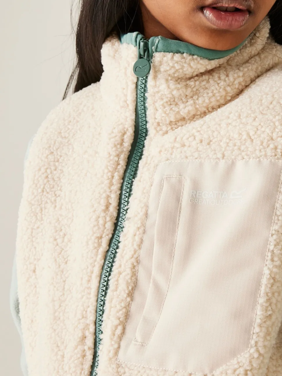 Regatta Cream Junior Frankie Warm Bodywarmer Fleece