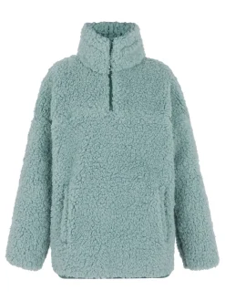 Regatta Green Kaliza Half Zip Fleece Funnel Neck