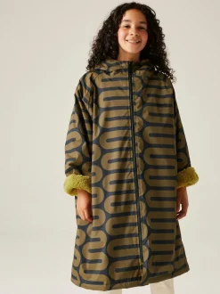 Regatta Green Orla Girls Waterproof Robe