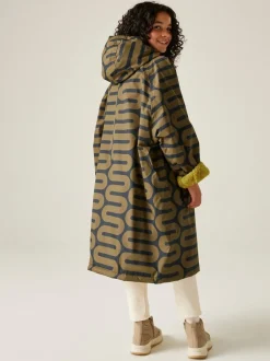 Regatta Green Orla Girls Waterproof Robe