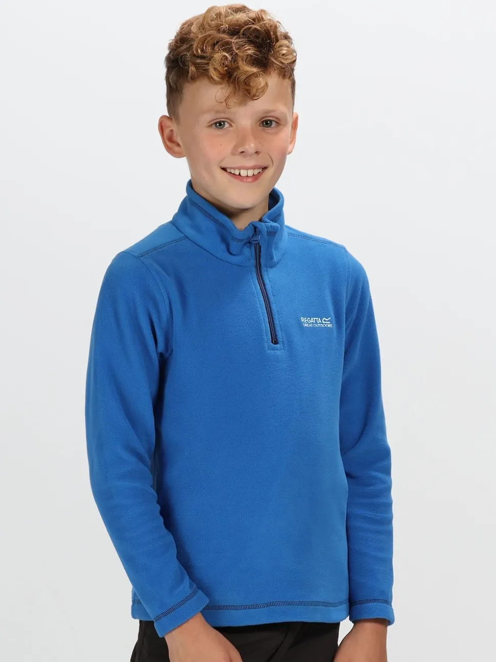 Regatta Light Blue Hot Shot Half Zip Fleece
