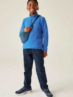 Regatta Light Blue Hot Shot Half Zip Fleece