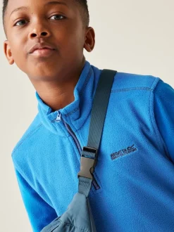 Regatta Light Blue Hot Shot Half Zip Fleece