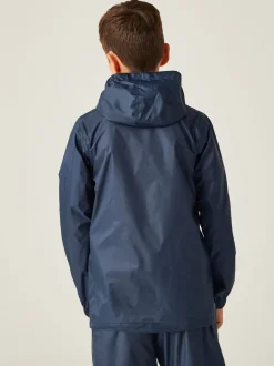 Regatta Navy Kids Waterproof Pack It Jacket III