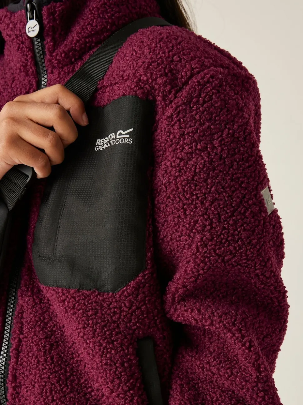 Regatta Plum Junior Frankie Warm Full Zip Fleece