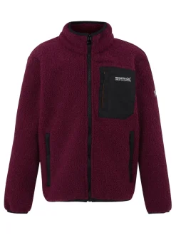 Regatta Plum Junior Frankie Warm Full Zip Fleece