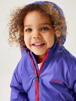 Regatta Purple Kids Waterproof Splosh Puddlesuit