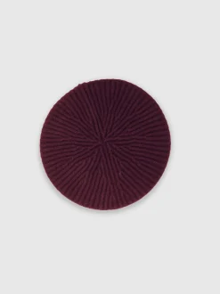 Reiss Berry Beatrice 3-9 yrs Wool Blend Rib Knit Beret With Cashmere