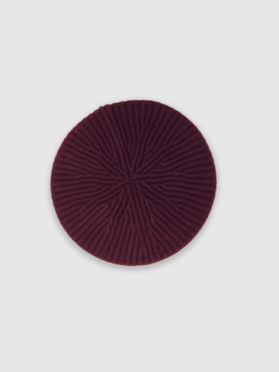 Reiss Berry Beatrice 3-9 yrs Wool Blend Rib Knit Beret With Cashmere