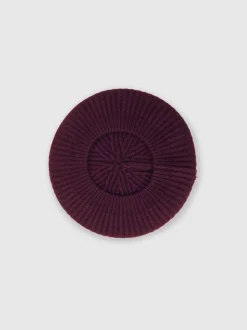 Reiss Berry Beatrice 3-9 yrs Wool Blend Rib Knit Beret With Cashmere
