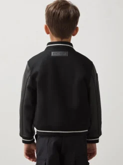 Reiss Black Circuit 3-9 yrs Unisex Fit McLaren F1 Team Bomber Jacket