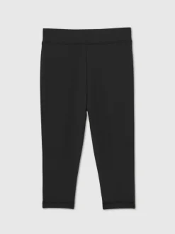 Reiss Black Raye 4-9 yrs Three-Quarter Length Leggings