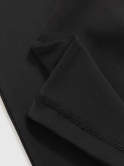 Reiss Black Raye 4-9 yrs Three-Quarter Length Leggings