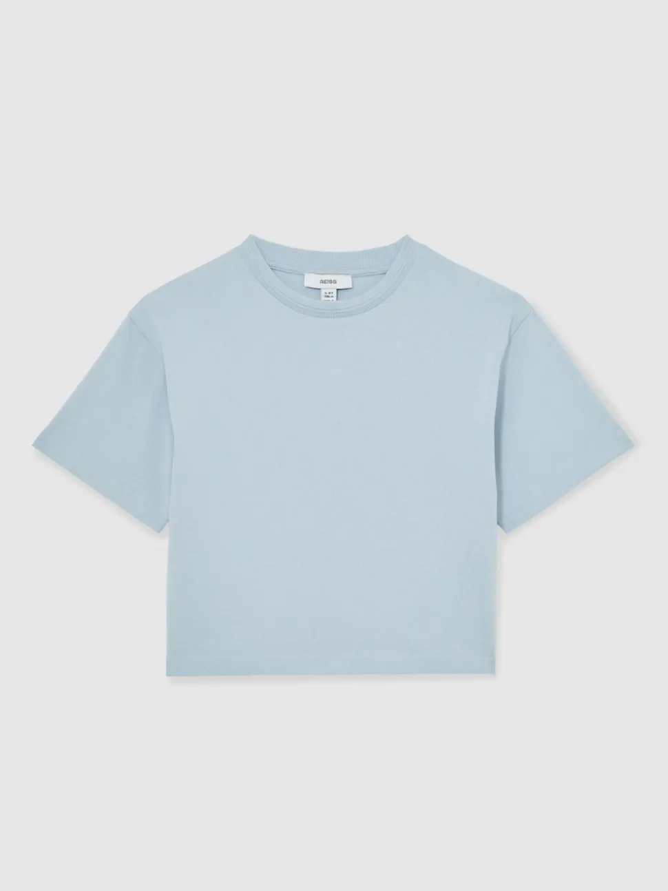 Reiss Blue Bonnie 3-9 yrs Cotton Ribbed-Neck Oversized T-Shirt