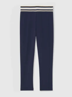 Reiss Blue Liv 9-13 yrs Stripe-Waist Leggings
