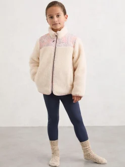Reiss Blue Liv 9-13 yrs Stripe-Waist Leggings