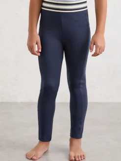 Reiss Blue Liv 9-13 yrs Stripe-Waist Leggings