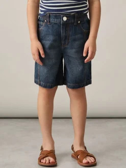 Reiss Blue Petra 4-9 yrs Knee-Length Denim Shorts