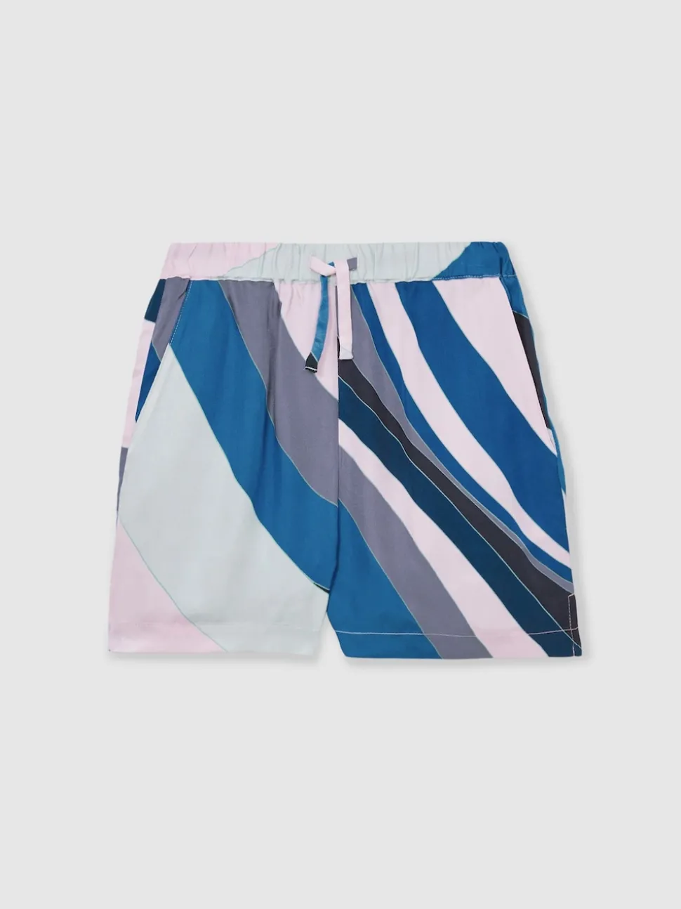 Reiss Blue Print Tommi 9-13 yrs Printed Drawstring-Waist Shorts
