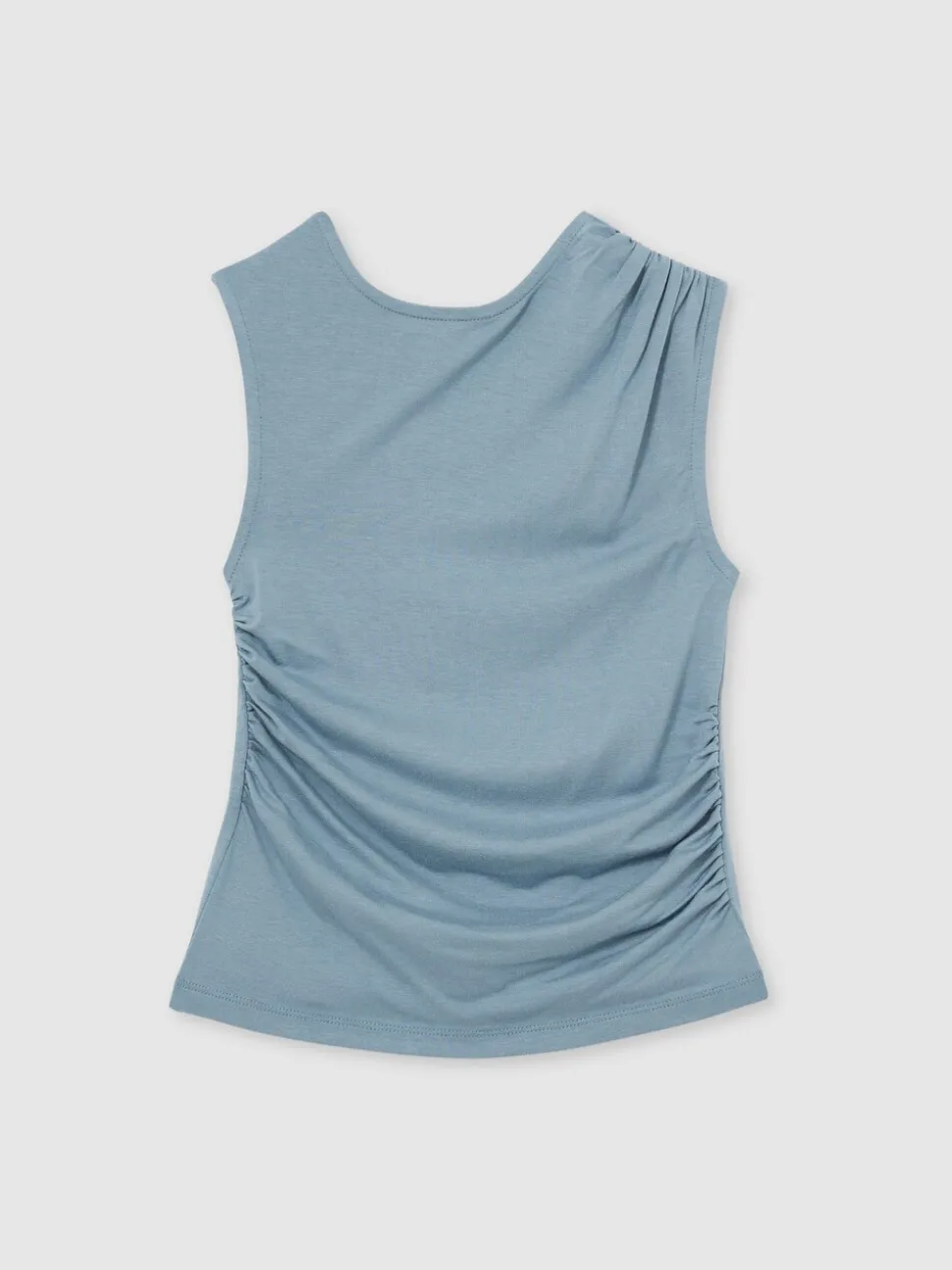 Reiss Blue Trudy 9-13 yrs Ruched Vest Top