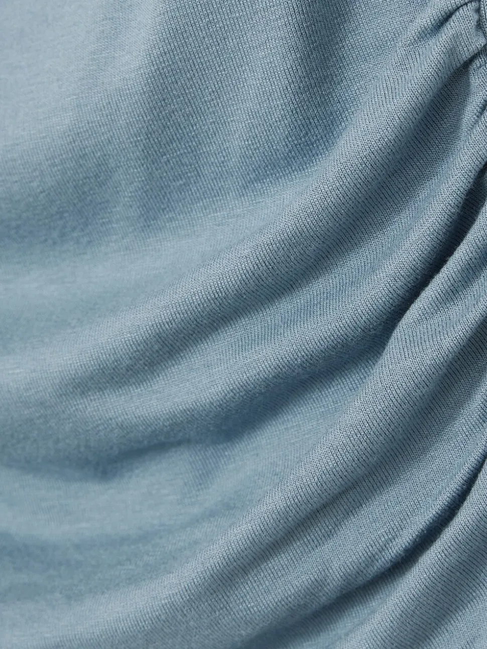 Reiss Blue Trudy 9-13 yrs Ruched Vest Top